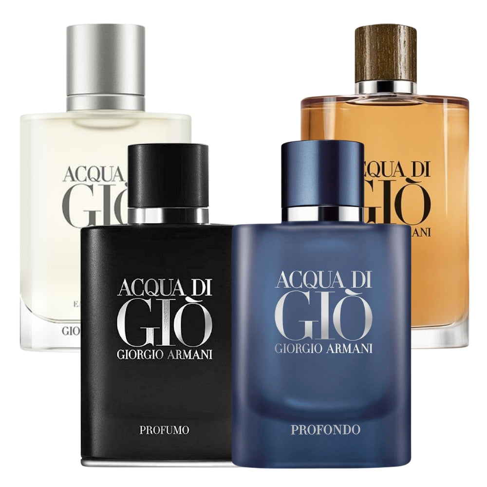 Acqua di Giò Luxury Fragrance Set – Pack of 4