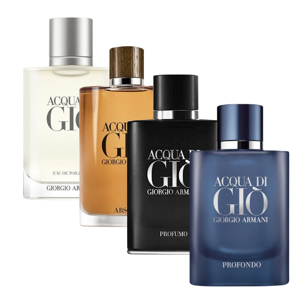 Acqua di Giò Luxury Fragrance Set – Pack of 4